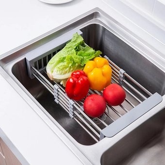 Miniatura 3 de Rejilla Escurridor Rectráctil En Acero M